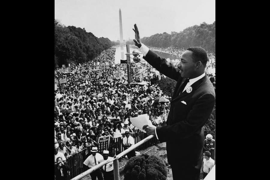 Мартин Лютер Кинг произносит знаменитую речь