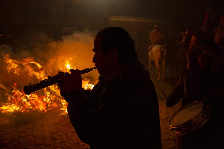 Лошади в огне - фестиваль в Испании