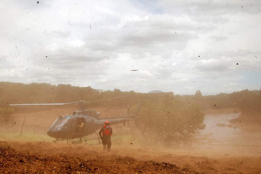 Последствия прорыва дамбы в Бразилии