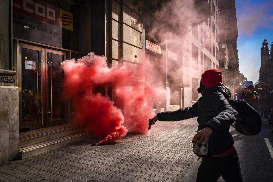 Протесты в Каталонии