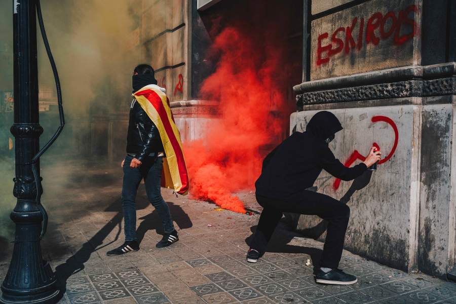 Протесты в Каталонии