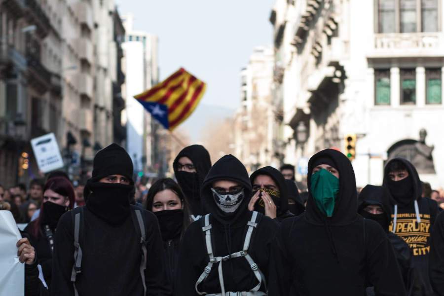 Протесты в Каталонии