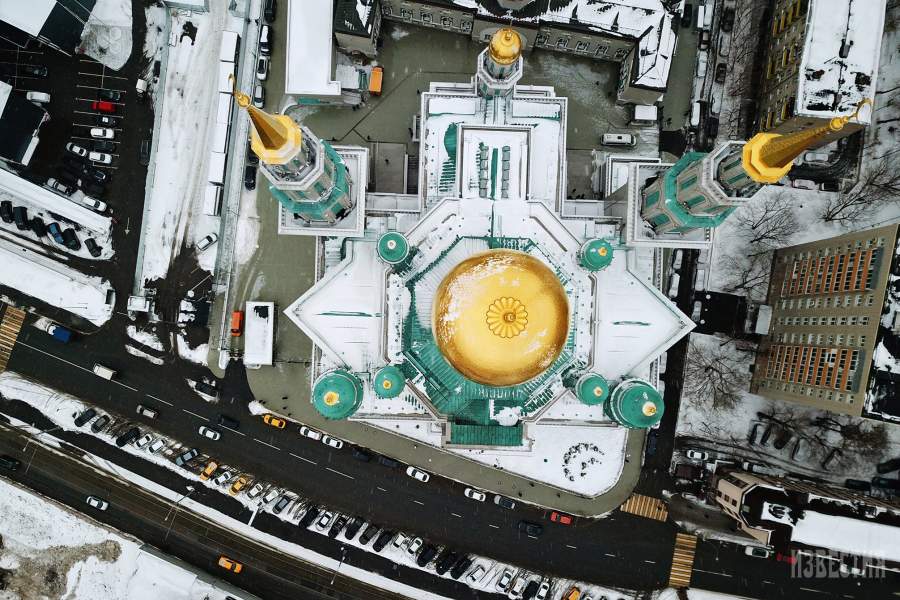 Вид на Московскую соборную мечеть