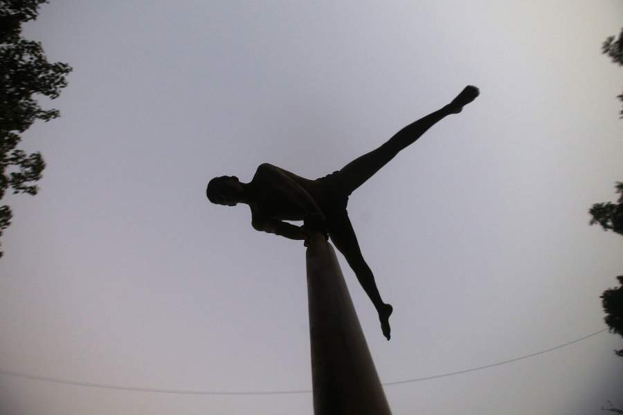 Индийский традиционный спорт Маллакхамб