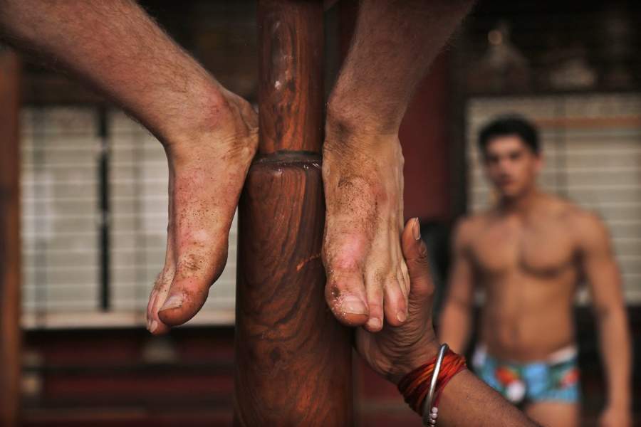 Индийский традиционный спорт Маллакхамб