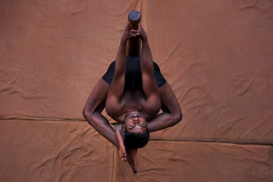 Индийский традиционный спорт Маллакхамб