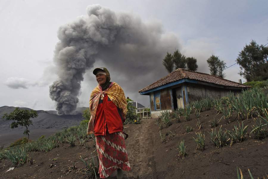 Жизнь у вулкана Бромо