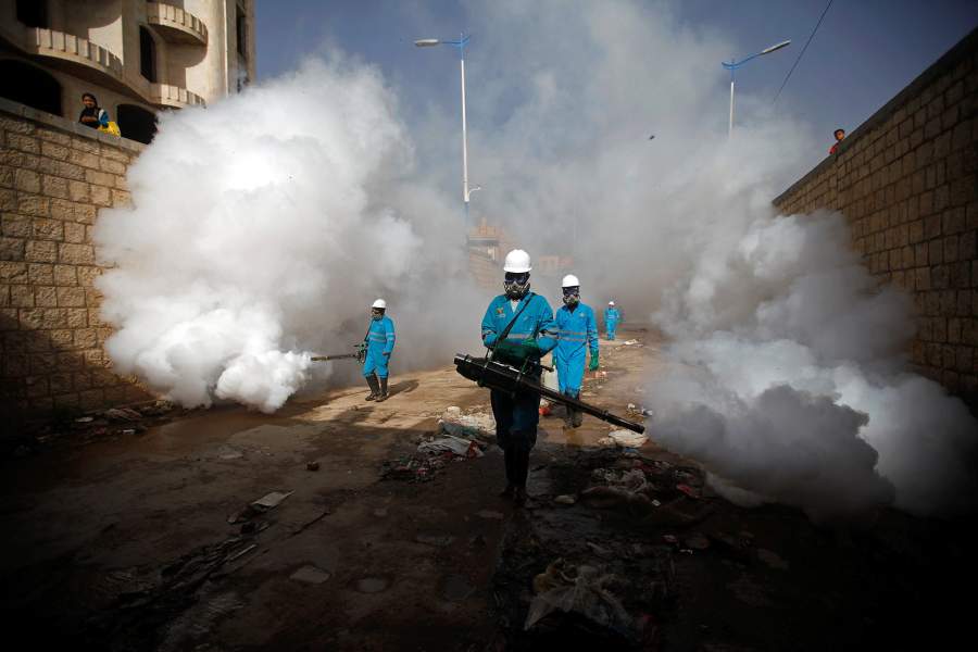 Эпидемия холеры в Йемене