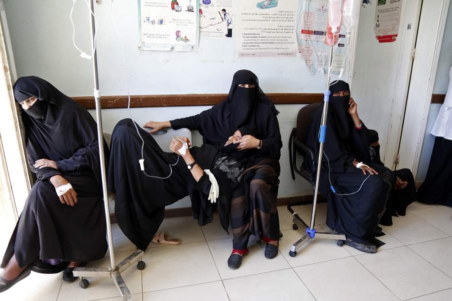 Эпидемия холеры в Йемене