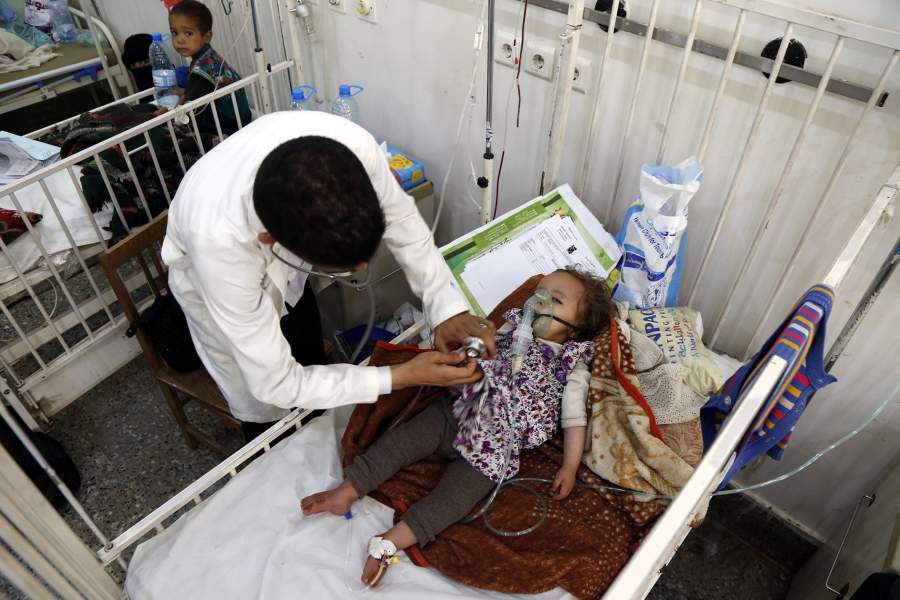 Эпидемия холеры в Йемене