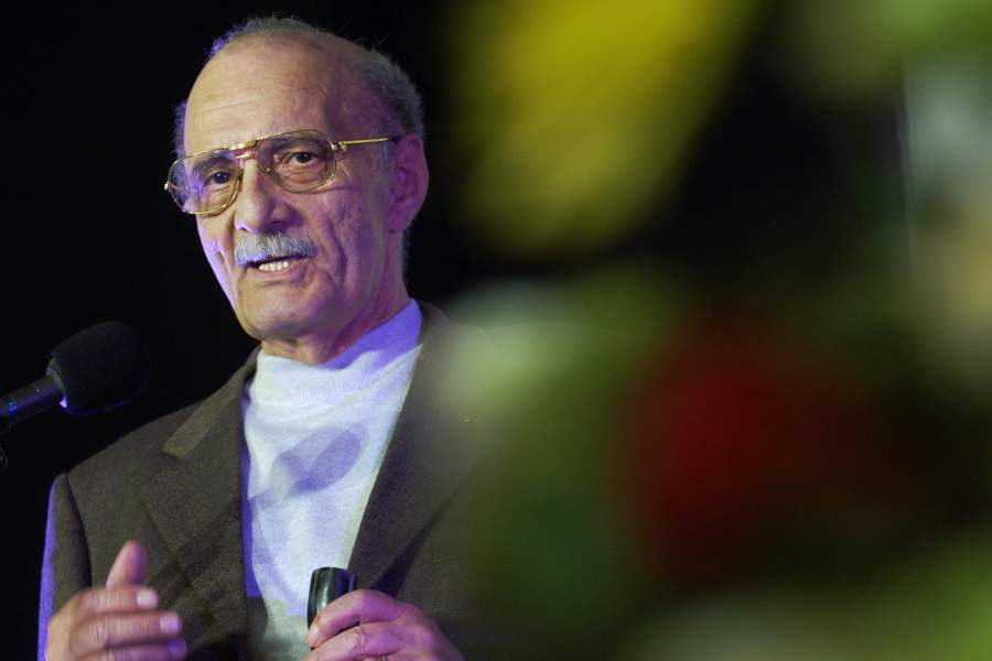 Кинорежиссер Георгий Данелия на вечере, посвященном юбилею режиссера Резо Чхеидзе