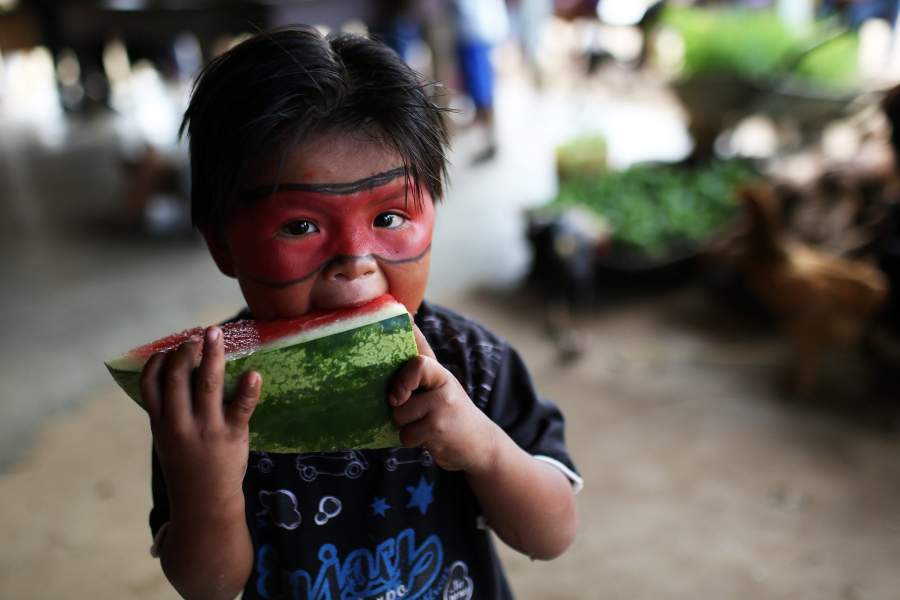 Macuxi people from Brazil