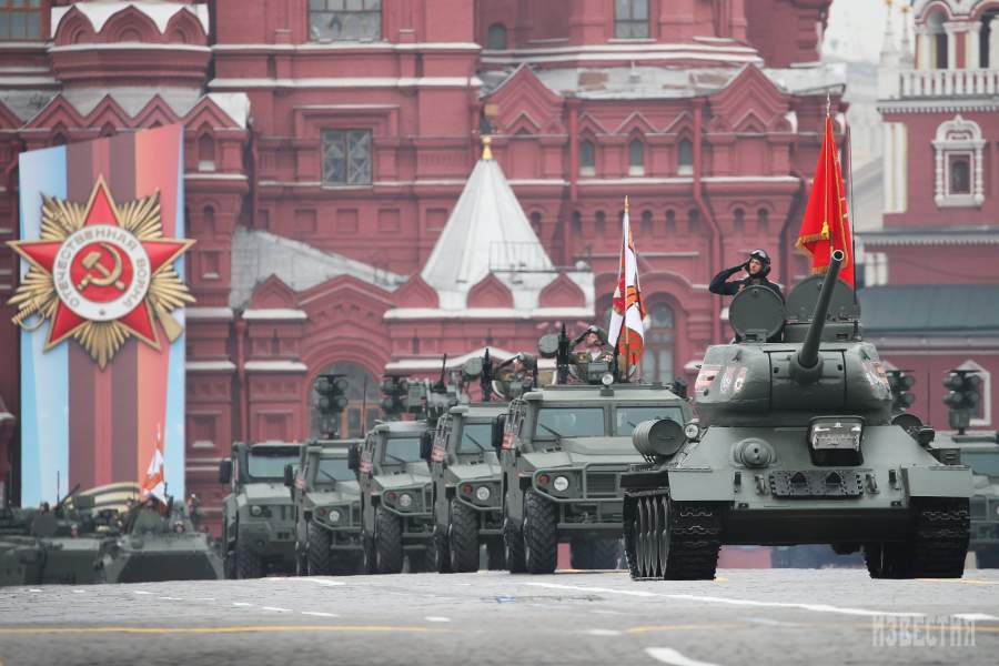 Военный парад на Красной площади, посвящённый 74-й годовщине Победы в Великой Отечественной войне