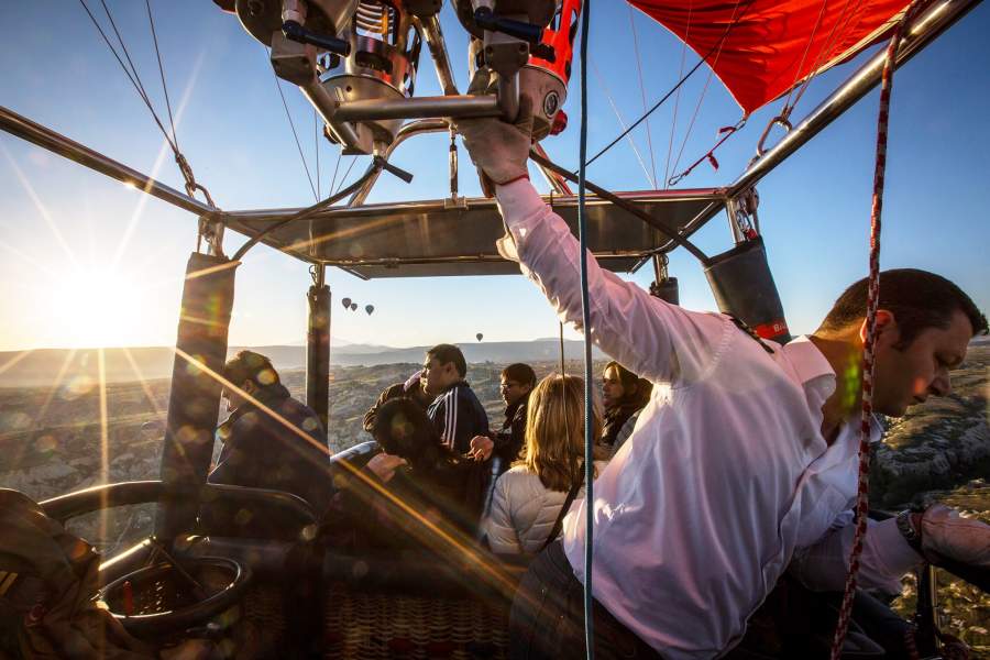 Полет на воздушном шаре в Каппадокии