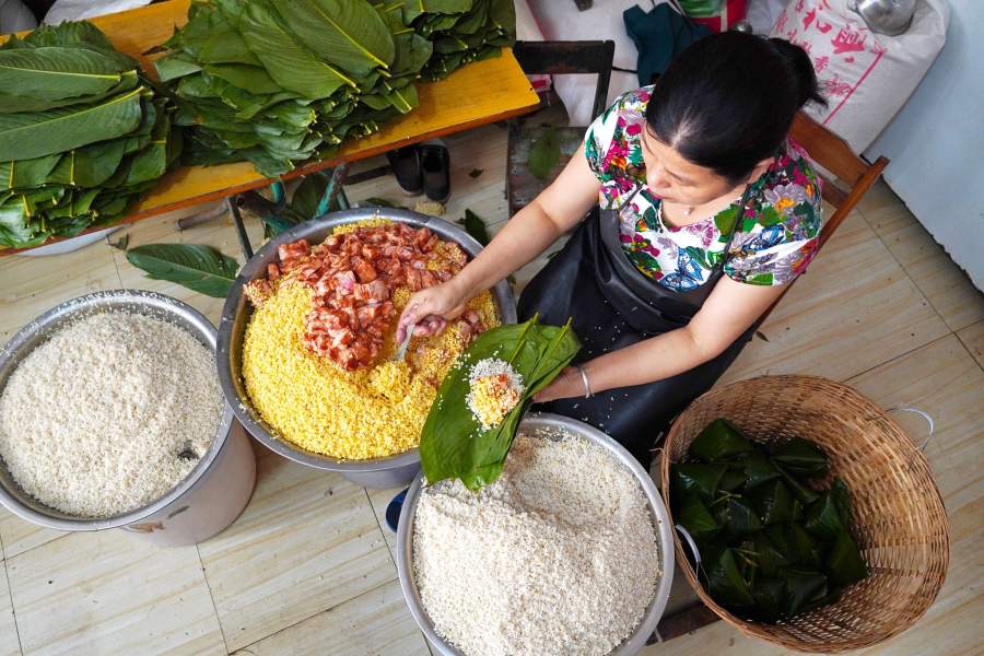 Фестиваль драконьих лодок в Китае