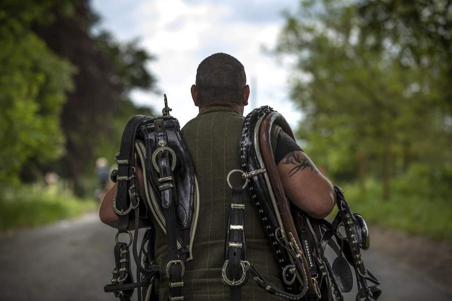 Участник конной ярмарки Эпплби