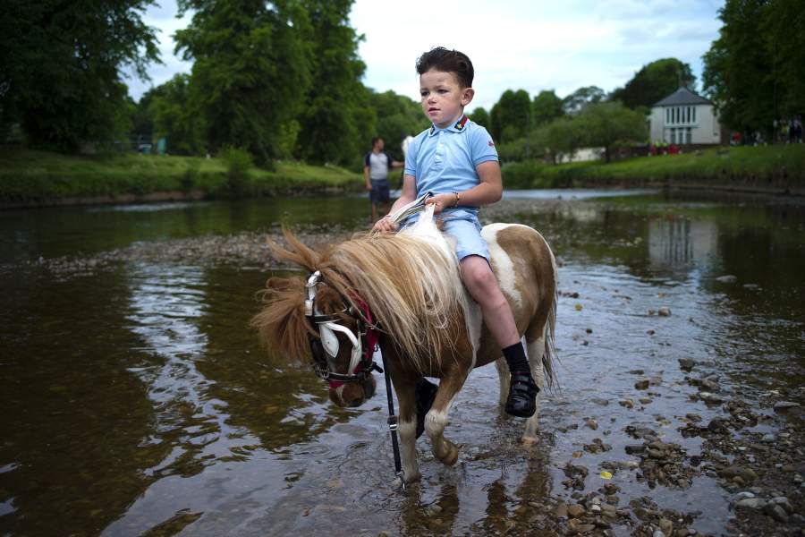 Участник конной ярмарки Эпплби