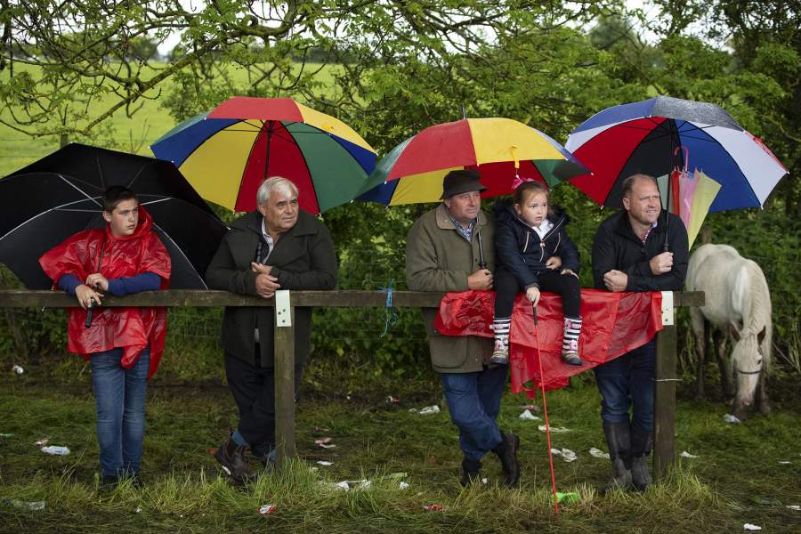 Участники конной ярмарки Эпплби