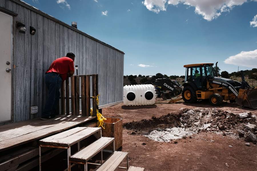 Житель резервации Навахо