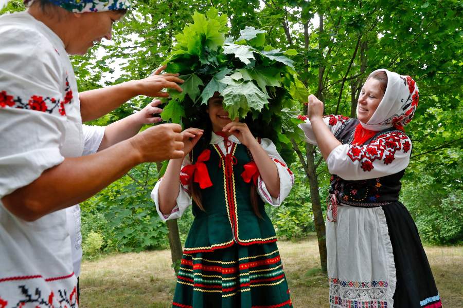 Обряд "Вождение Кусты"