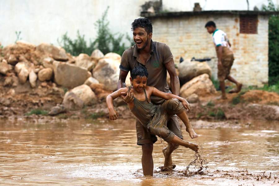 Фестиваль посадки риса  в Непале