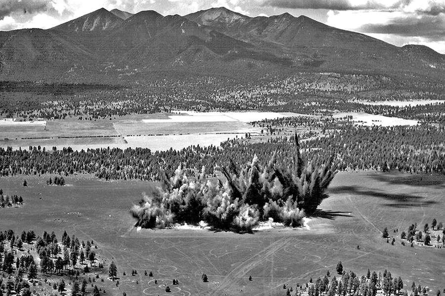 Создание лунного ландшафта на территории Аризоны