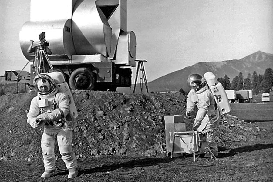 Создание лунного ландшафта на территории Аризоны