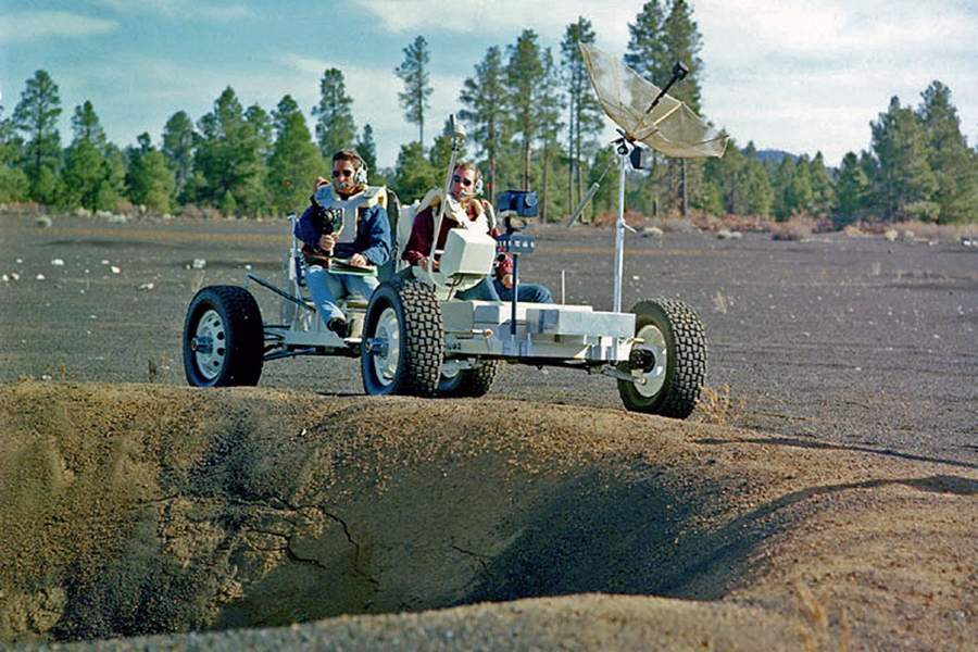 Создание лунного ландшафта на территории Аризоны