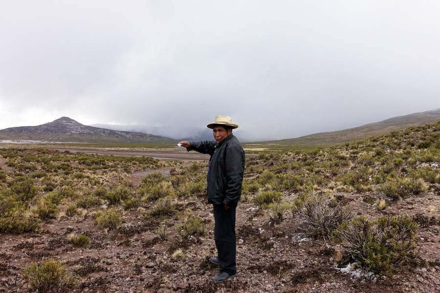 Извержение вулкана Убинас в Перу