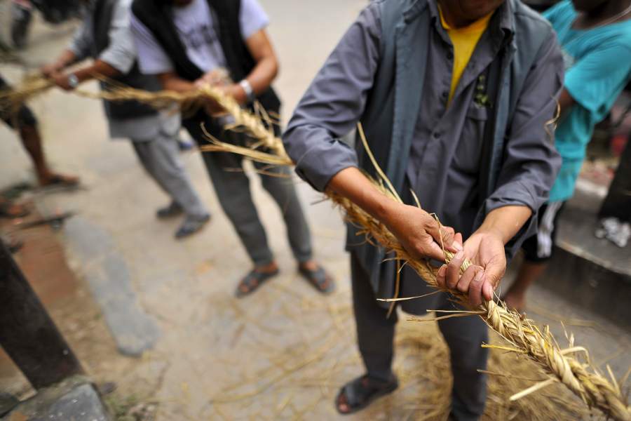 Фестиваль Гантакарны в Бхактапуре
