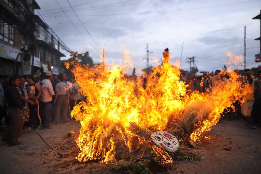 Фестиваль Гантакарны в Бхактапуре
