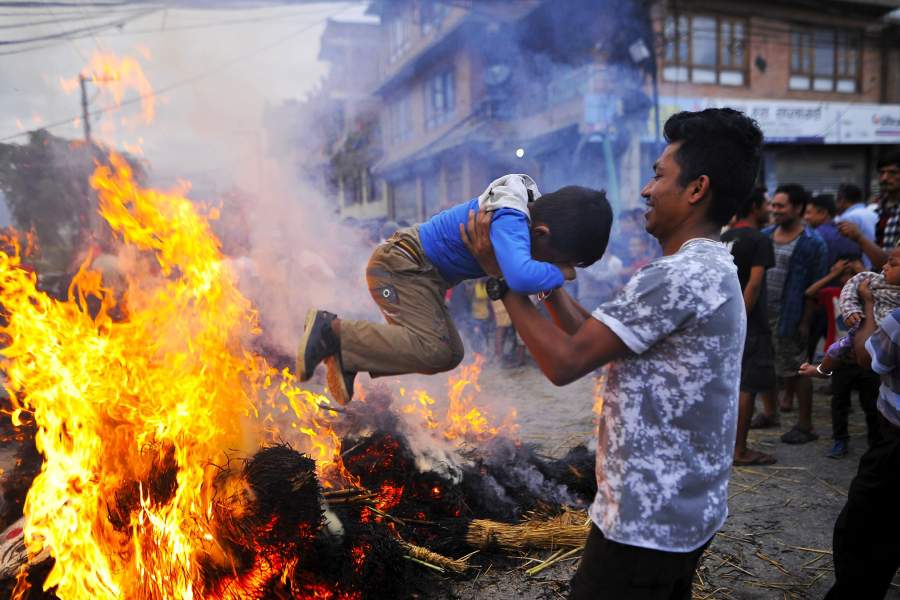 Фестиваль Гантакарны в Бхактапуре