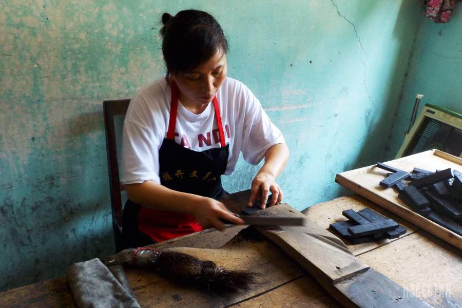 Фабрика туши в Китае