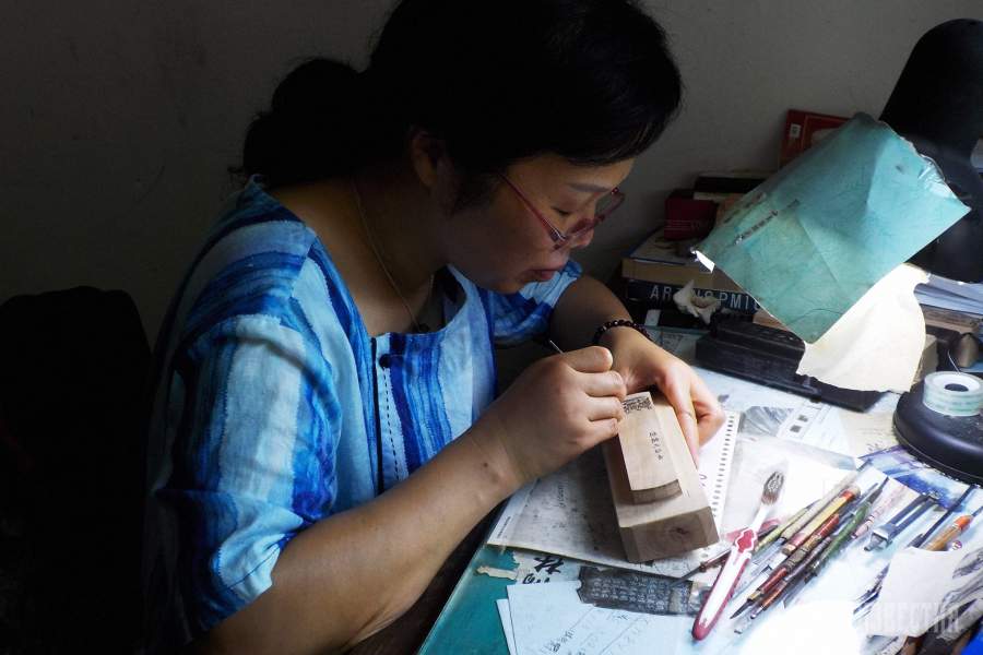 Фабрика туши в Китае