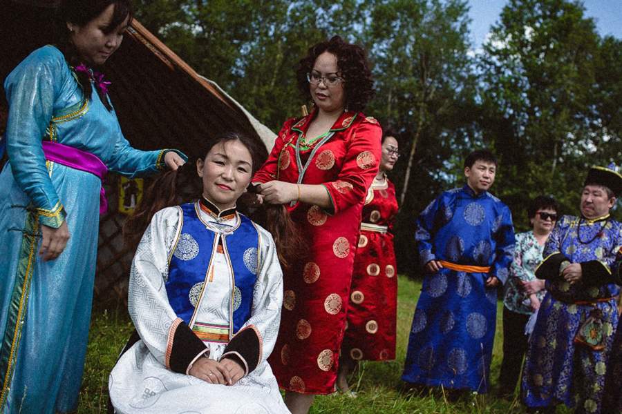 Традиционная свадьба в Бурятии
