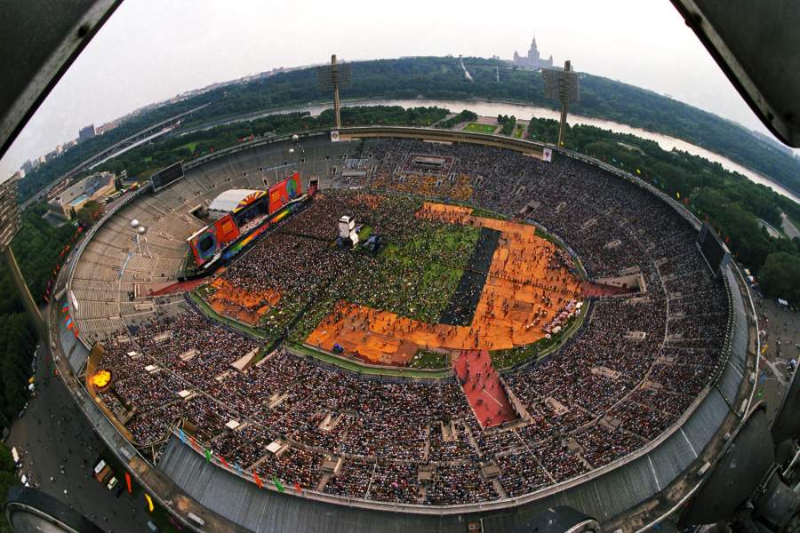 Центральный стадион им. В. И. Ленина. Московский международный музыкальный фестиваль мира