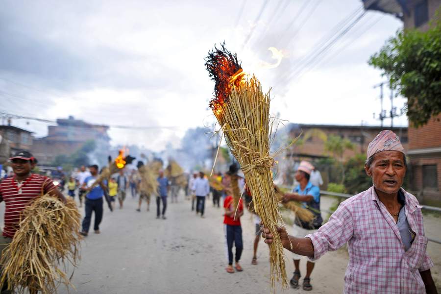 Фестиваль Гантакарны в Бхактапуре