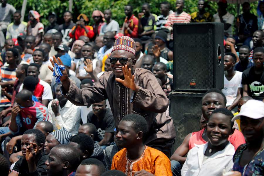 Традиционное боевое искусство дамбе в Нигерии