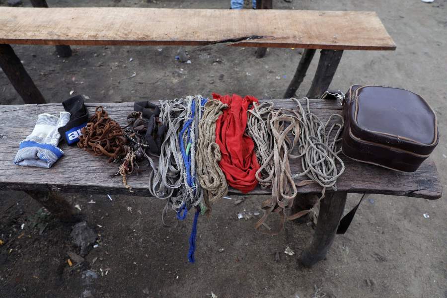 Традиционное боевое искусство дамбе в Нигерии