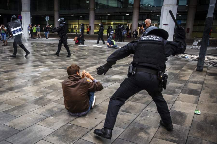 Протесты в Каталонии