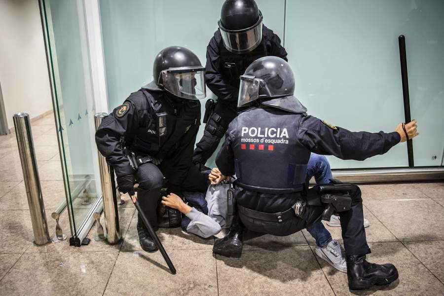 Протесты в Каталонии