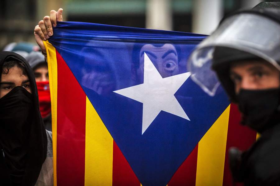 Протесты в Каталонии