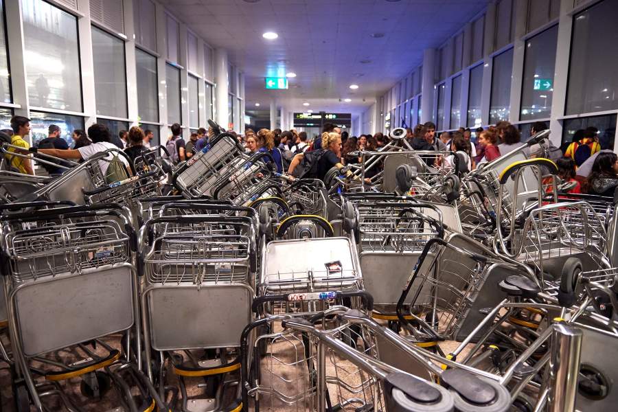 Протесты в Каталонии