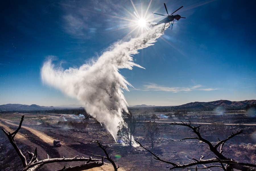 Лесные пожары в Калифорнии