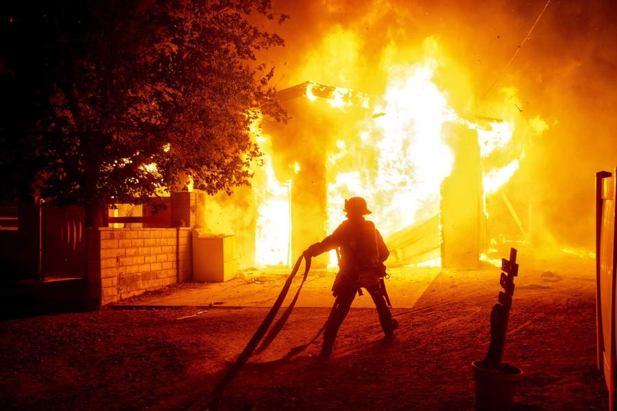 Лесные пожары в Калифорнии