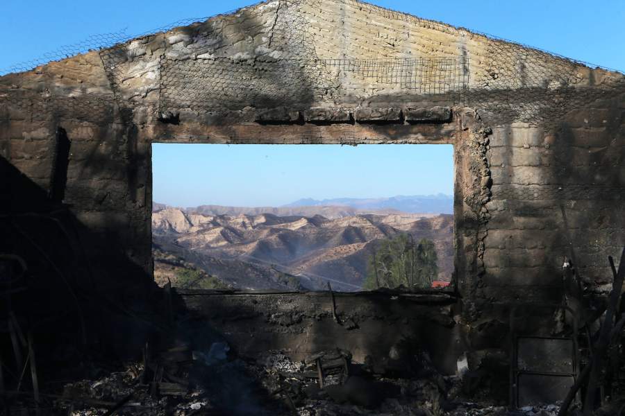 Лесные пожары в Калифорнии