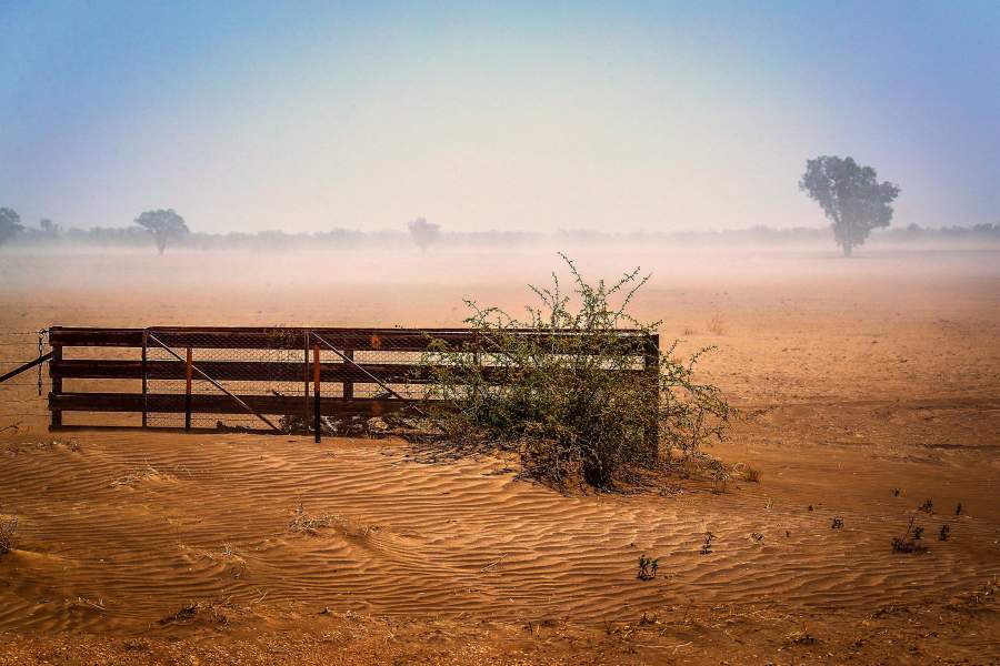 Река Дарлинг в Австралии высыхает
