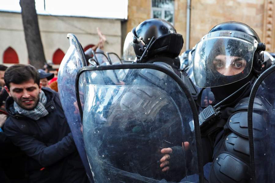 Протесты в Грузии