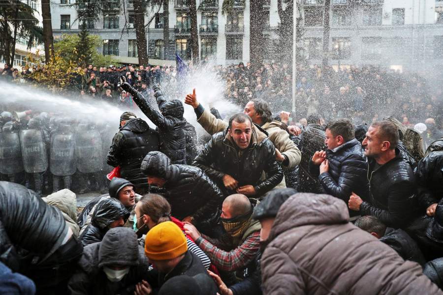 Протесты в Грузии