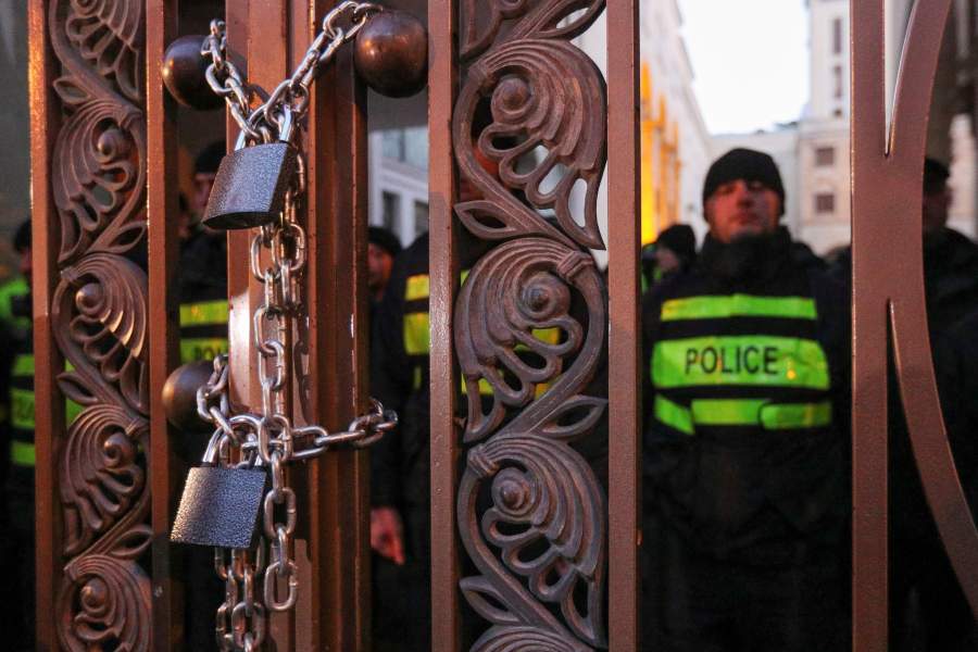 Протесты в Грузии